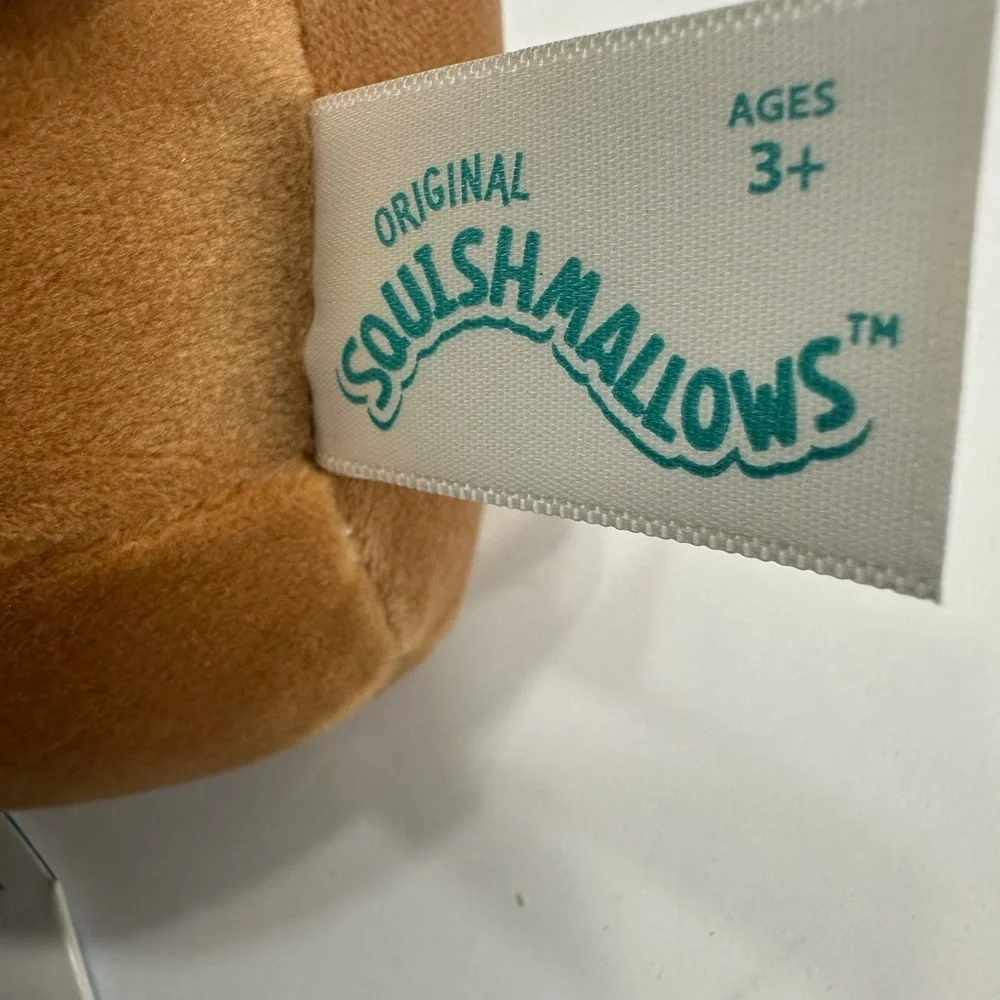 Squishmallows Brown and Tan Stuffed Animal Plush size 5”brand new